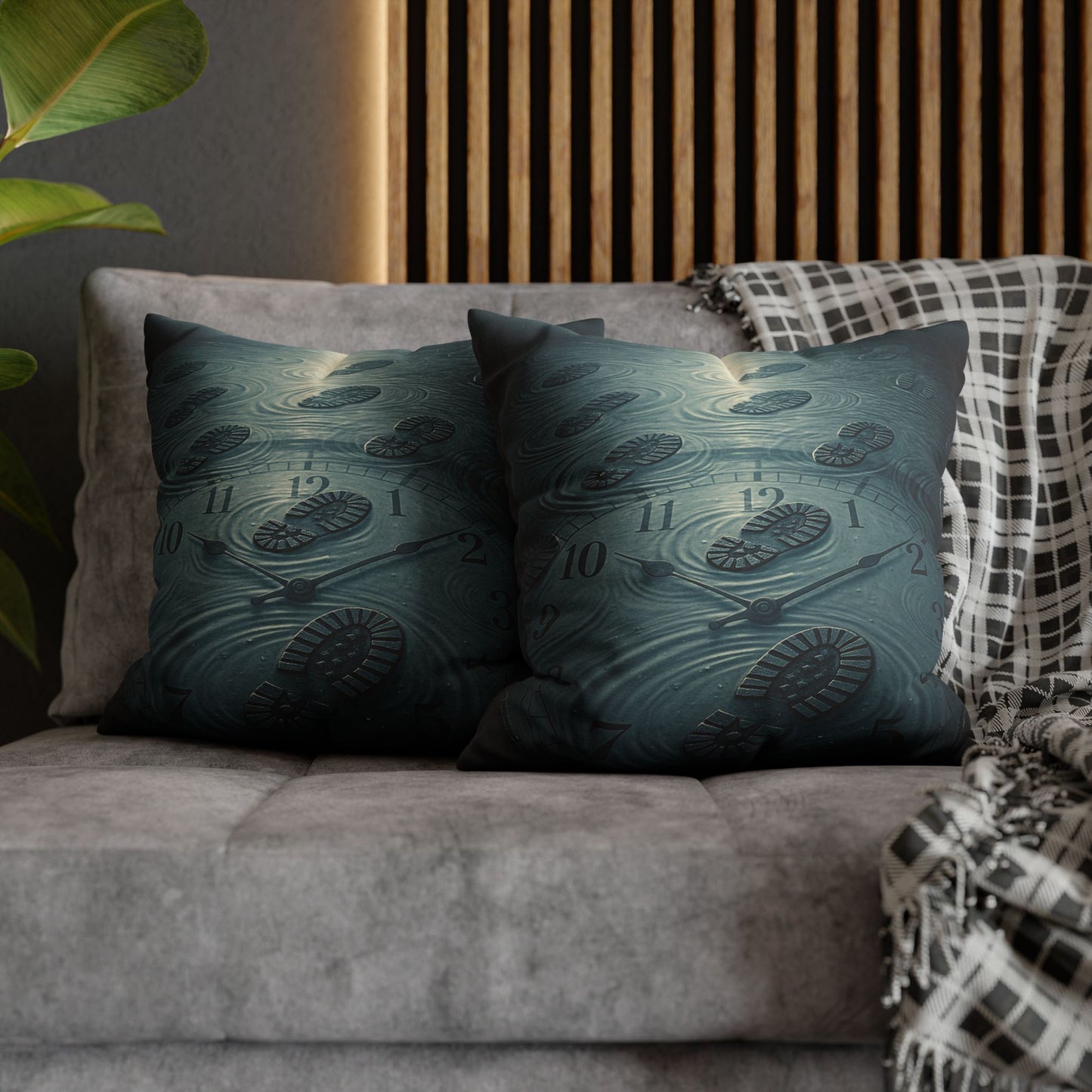 Vestund | Decorative Pillow 18"×18" (45×45 cm) – 100% Spun Polyester, Double-Sided Print, Hidden Beige Zipper, Machine Washable 40°C